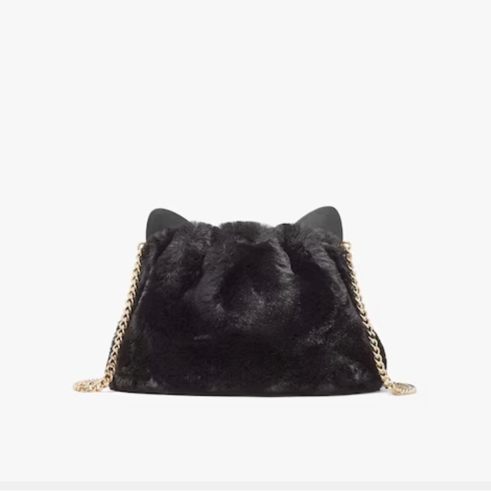 FACTORY SEALED! Kate Spade ♠️ Pitch Purrfect Black Cat 🐈‍⬛ Crossbody - Picture 2 of 7